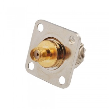 Eightwood SMA-UHF Car Radio Antenna Adapter SMA Jack to UHF Jack Panel Mount Straight SO-239 SO239 (5PCS)