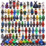 Compatible LegoINGlys NinjagoING Sets NINJA Heroes Kai Jay Cole Zane Nya Lloyd With Weapons Action Toys for children