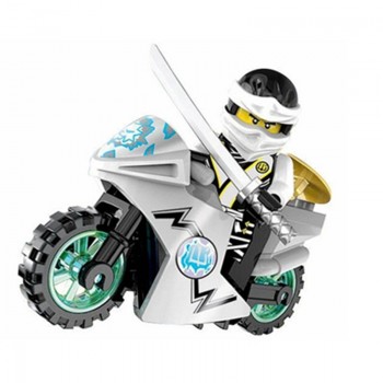 Compatible LegoINGlys NinjagoING Sets NINJA Heroes Kai Jay Cole Zane Nya Lloyd With Weapons Action Toys for children