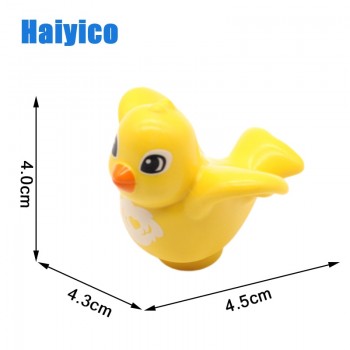 Zoo Model Building Blocks Original big Particles Bricks accessory Toys Compatible with Duplo Animal deer panda Elephant penguin