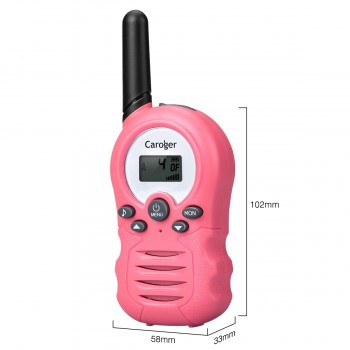 2pcs CR388A Kids Walkie Talkies Intercom 8 Channel PMR446 MHZ Two Way Radio 3300 Meters Range Child Mobile Radio With EU Plug