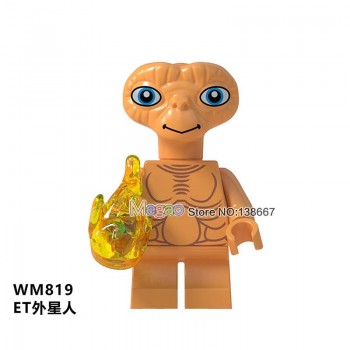 Legoings Figures Gremlins Stripe Gizmo Stitch Wreck-It Ralph Alien E.T. With Elliot Building Blocks Friend Children toys gifts