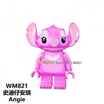 Legoings Figures Gremlins Stripe Gizmo Stitch Wreck-It Ralph Alien E.T. With Elliot Building Blocks Friend Children toys gifts