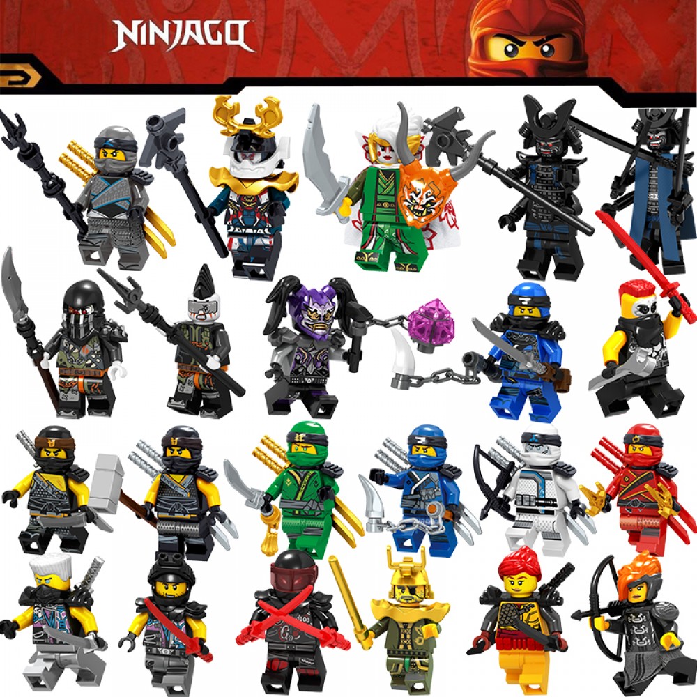 2018 New Legoing Ninjago Figures Blocks Nya Jay Zane Kai Cole Harumi Samurai X Action Legoings Figures Ninjago Toys For Children