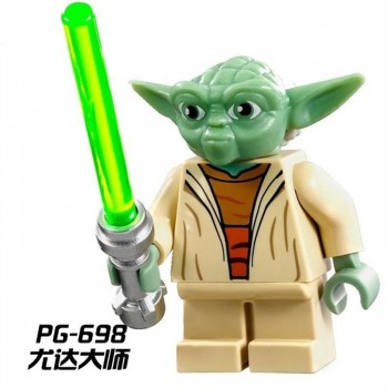 Single Sale Legoing Star Wars Luke Leia Han Solo Anakin Darth Vader Yoda Building Blocks Toys Starwars Diy Mini legoing figures