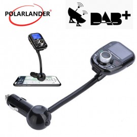 Digital DAB/DAB+ Receiver  MP3 Player TF USB Car Kit Bluetooth Hands free  LCD Display FM Transmitter Antenna Charging Ports