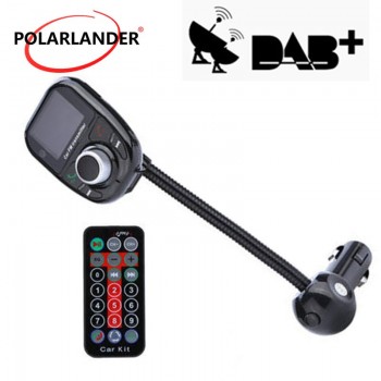 Digital DAB/DAB+ Receiver  MP3 Player TF USB Car Kit Bluetooth Hands free  LCD Display FM Transmitter Antenna Charging Ports