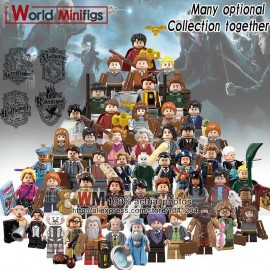 Single Legoings harri potter Hogwarts Building Blocks Rubeus Hagrid Hermione Ron Weasley Bole Seamus Finnigan Fantastic Beasts