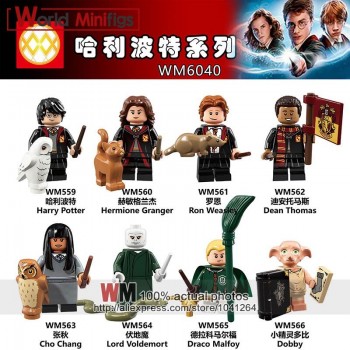 Single Legoings harri potter Hogwarts Building Blocks Rubeus Hagrid Hermione Ron Weasley Bole Seamus Finnigan Fantastic Beasts