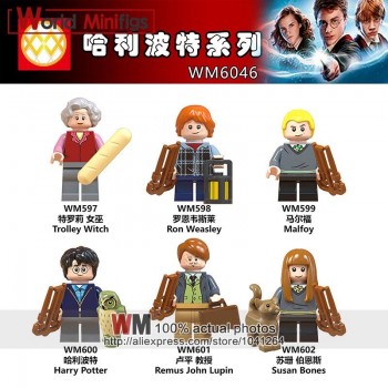 Single Legoings harri potter Hogwarts Building Blocks Rubeus Hagrid Hermione Ron Weasley Bole Seamus Finnigan Fantastic Beasts