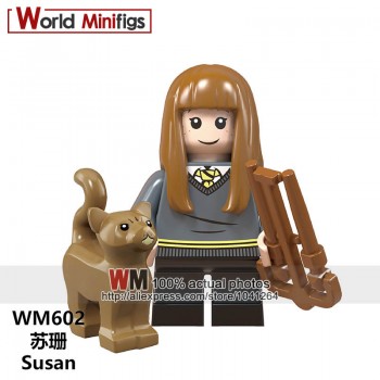 Single Legoings harri potter Hogwarts Building Blocks Rubeus Hagrid Hermione Ron Weasley Bole Seamus Finnigan Fantastic Beasts