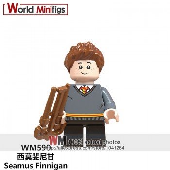 Single Legoings harri potter Hogwarts Building Blocks Rubeus Hagrid Hermione Ron Weasley Bole Seamus Finnigan Fantastic Beasts