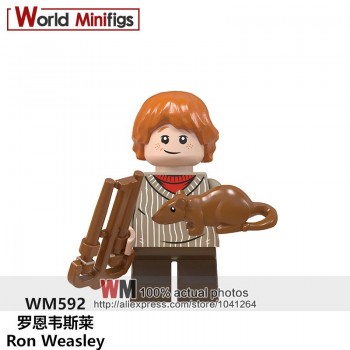 Single Legoings harri potter Hogwarts Building Blocks Rubeus Hagrid Hermione Ron Weasley Bole Seamus Finnigan Fantastic Beasts