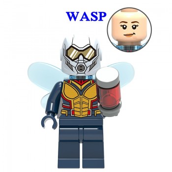 1pcs Ation Figure LegoINGly Super Hero Avengers Captain Marvel Ant Man Wasp Building Blocks Hulk Black Panther Toys For Children