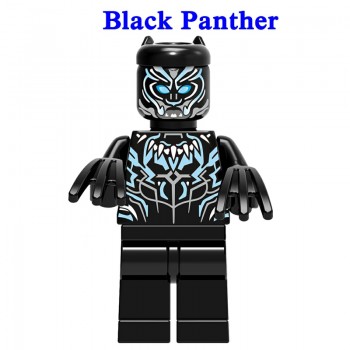 1pcs Ation Figure LegoINGly Super Hero Avengers Captain Marvel Ant Man Wasp Building Blocks Hulk Black Panther Toys For Children