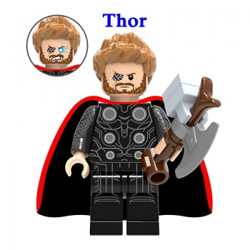 1pcs Ation Figure LegoINGly Super Hero Avengers Captain Marvel Ant Man Wasp Building Blocks Hulk Black Panther Toys For Children