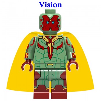 1pcs Ation Figure LegoINGly Super Hero Avengers Captain Marvel Ant Man Wasp Building Blocks Hulk Black Panther Toys For Children