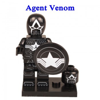 1pcs Ation Figure LegoINGly Super Hero Avengers Captain Marvel Ant Man Wasp Building Blocks Hulk Black Panther Toys For Children