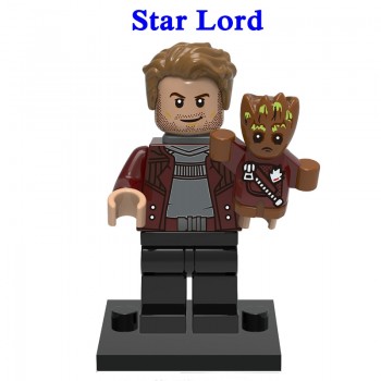 1pcs Ation Figure LegoINGly Super Hero Avengers Captain Marvel Ant Man Wasp Building Blocks Hulk Black Panther Toys For Children