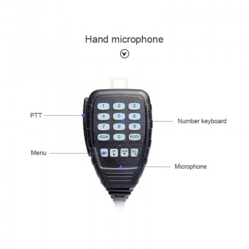 Quad Band Mobile Radio Station Walkie Talkie 10km Dual Band Mini Car Radio Transceiver