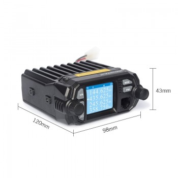 Quad Band Mobile Radio Station Walkie Talkie 10km Dual Band Mini Car Radio Transceiver