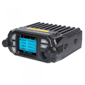 Free shipping Mobile Radio Walkie Talkie MP380 VHF 136-174MHz UHF 400-480MHz 25W/20W Dual Band Mini Car Radio Station Two Way