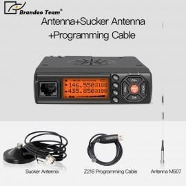 Free delivery,Mini Car Walkie Talkie 10KM 25W Dual Band VHF/UHF 136-174mhz 400-470mhz Mini Mobile Radio Station vehicle Radio