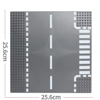 ENLIGHTEN City Road Street Baseplate Straight Crossroad Curve T-Junction Building Blocks Parts Bricks Base Plate LegoINGlys