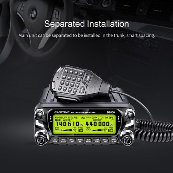 512 Channels mobile Radio 50W 136-174MHz 400-520MHz Car dual band vhf uhf walkie talkie radio station Car Radio Communicator