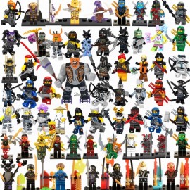 Legoings Ninjago Sets NINJA Heroes Kai Jay Cole Zane Nya Lloyd With Weapons Action Figures Toys for children Legoing Ninjagoings