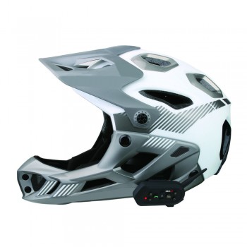 2PCS E6 Helmet Intercom 6 Riders 1200M Motorcycle Bluetooth Intercom Headset Walkie Talkie Helmet BT Interphone