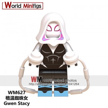 Single Marvel Legoings Avengers Spiderman Action Figures Ultimate Spider-Man Noir Gwenom Building Blocks Toys for Children