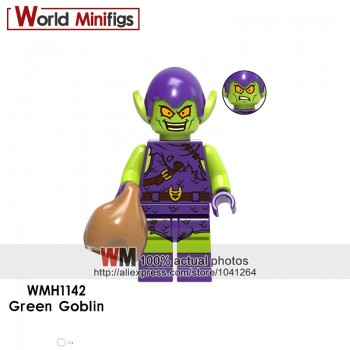 Single Marvel Legoings Avengers Spiderman Action Figures Ultimate Spider-Man Noir Gwenom Building Blocks Toys for Children
