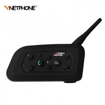 2PCS Pro BT Interphone 1200M Wireless Motorcycle Bluetooth Helmet Intercom headset for 6 Rider