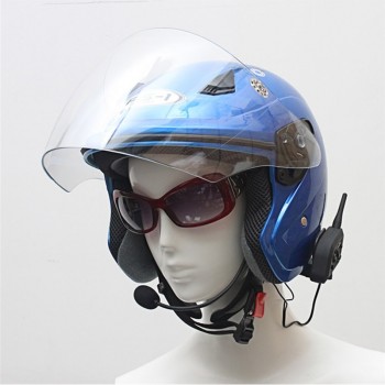 2PCS Pro BT Interphone 1200M Wireless Motorcycle Bluetooth Helmet Intercom headset for 6 Rider