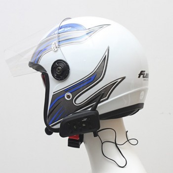 2PCS Pro BT Interphone 1200M Wireless Motorcycle Bluetooth Helmet Intercom headset for 6 Rider