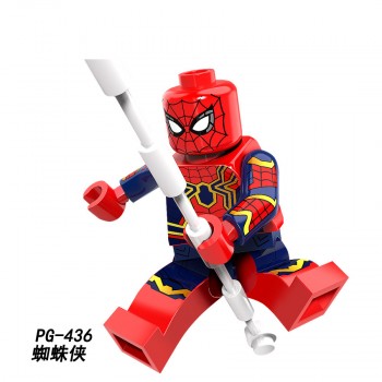 For Legoing Spiderman Super Heroes Thor Iron Man Loki Deadpool Venom Spider Gwen man batman Avengers Building Blocks Toys Figure