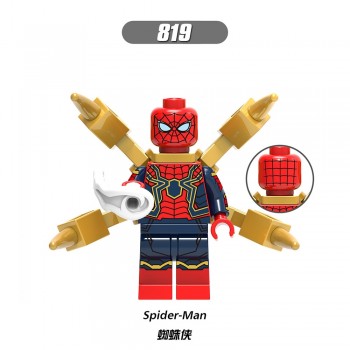 For Legoing Spiderman Super Heroes Thor Iron Man Loki Deadpool Venom Spider Gwen man batman Avengers Building Blocks Toys Figure