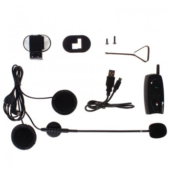 2 PCS motorcycle helmet 500m Bluetooth Interphone Headsets for Motorcycle Helmet