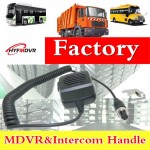 Factory direct vehicle monitoring intercom handle I heard about remote MDVR call controller now released