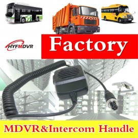 Factory direct vehicle monitoring intercom handle I heard about remote MDVR call controller now released