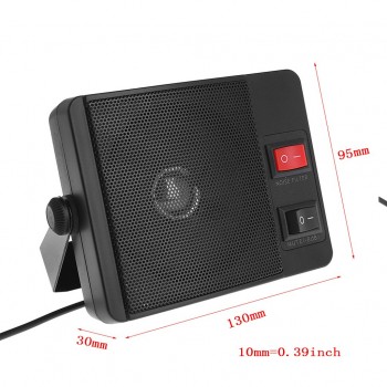 TS750 Mini CB Radio External Speaker For Kenwood Motorola ICOM Yaesu Radio
