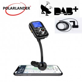 MP3 Player Car Kit Bluetooth Hands free  Antenna Charging Ports Digital DAB/DAB+ Receiver  LCD Display TF USB FM Transmitter