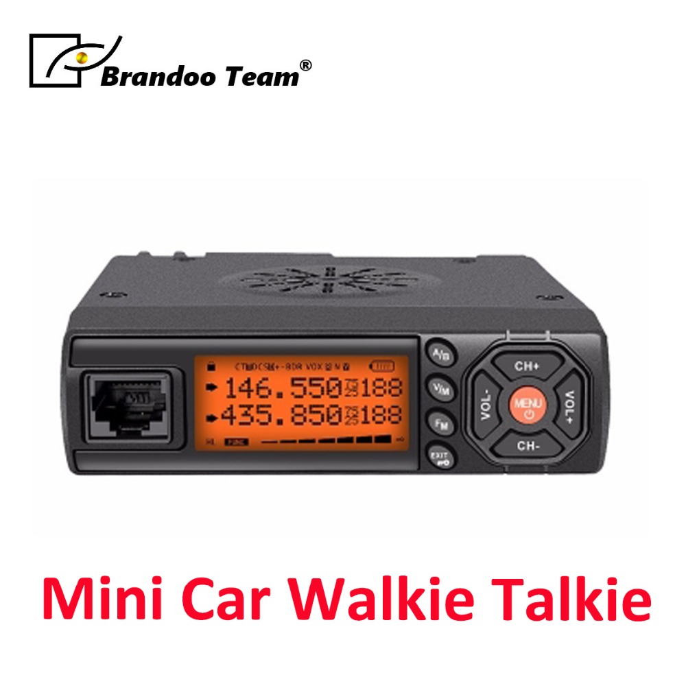Z218 25W Mini Mobile Radio Station 10KM Dual Band VHF/UHF