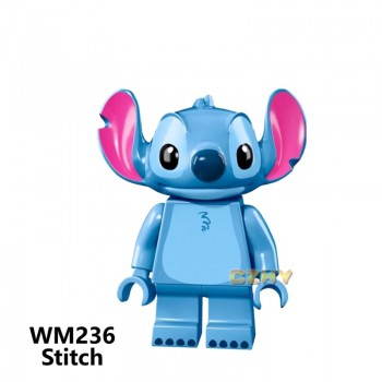Stitch ET Elliott Angie Gizmo Stay Puft Finn Stripe Legoe Minifigured Building Blocks Toys for Children Gift Gremlins WM6049