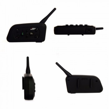 2019 Portable Bluetooth Wireless V6 Interphone 1200m For 6 Riders Intercomunicador Newest 850mAh Power Helmet Headset Intercom