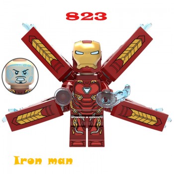 Movie Character Diy Super Heroes Legoingly Marveling Figures Iron Man Black Panther Batman Building Blocks Toys For Children