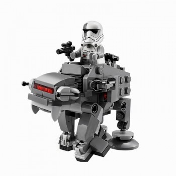 New 1pcs Star Wars Spaceship Microfighters Millennium AT-ST Fighters Building Blocks Bricks Toys with Legoinglys 75193 75194