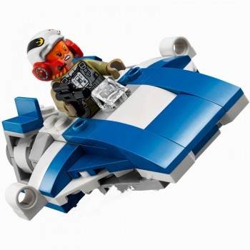 New 1pcs Star Wars Spaceship Microfighters Millennium AT-ST Fighters Building Blocks Bricks Toys with Legoinglys 75193 75194
