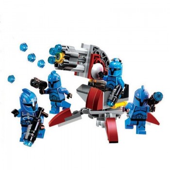 New 1pcs Star Wars Spaceship Microfighters Millennium AT-ST Fighters Building Blocks Bricks Toys with Legoinglys 75193 75194